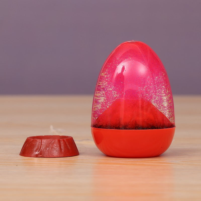 Creative volcanic eruption ornaments volcano hourglass