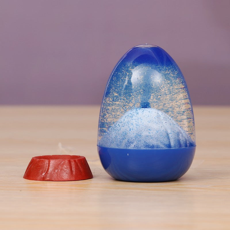 Creative volcanic eruption ornaments volcano hourglass