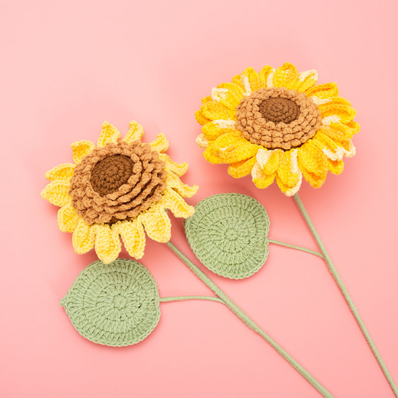 Crocheted Single Flower 001