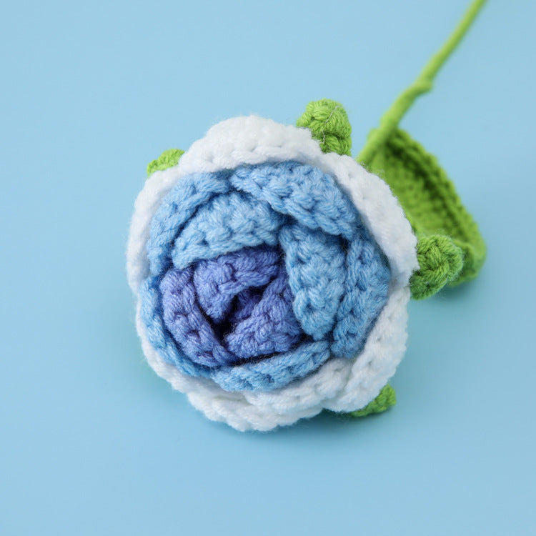 Crochet gradient rose