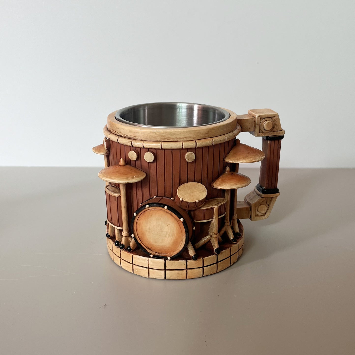 Musical instrument coffee cup creative mug resin decorations
