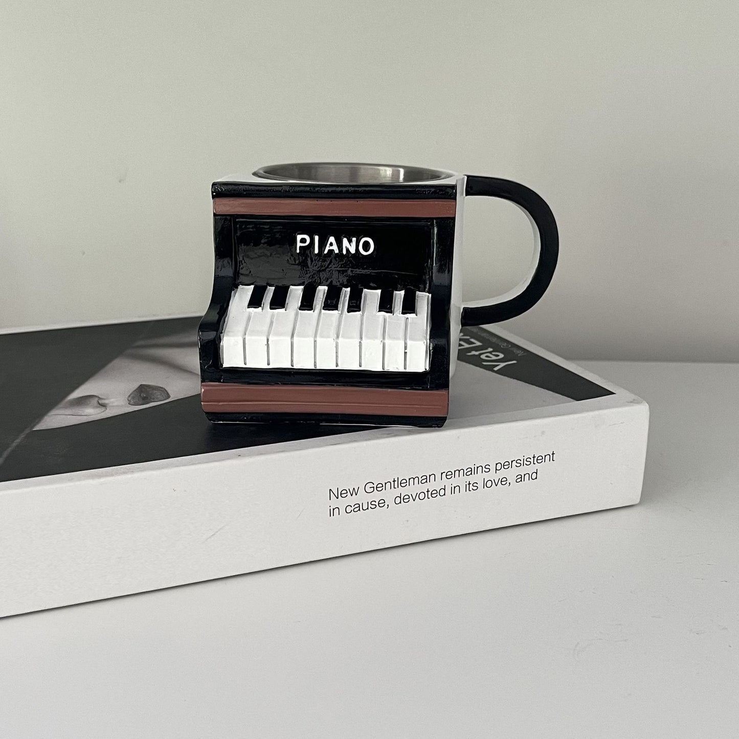 Musical instrument coffee cup creative mug resin decorations