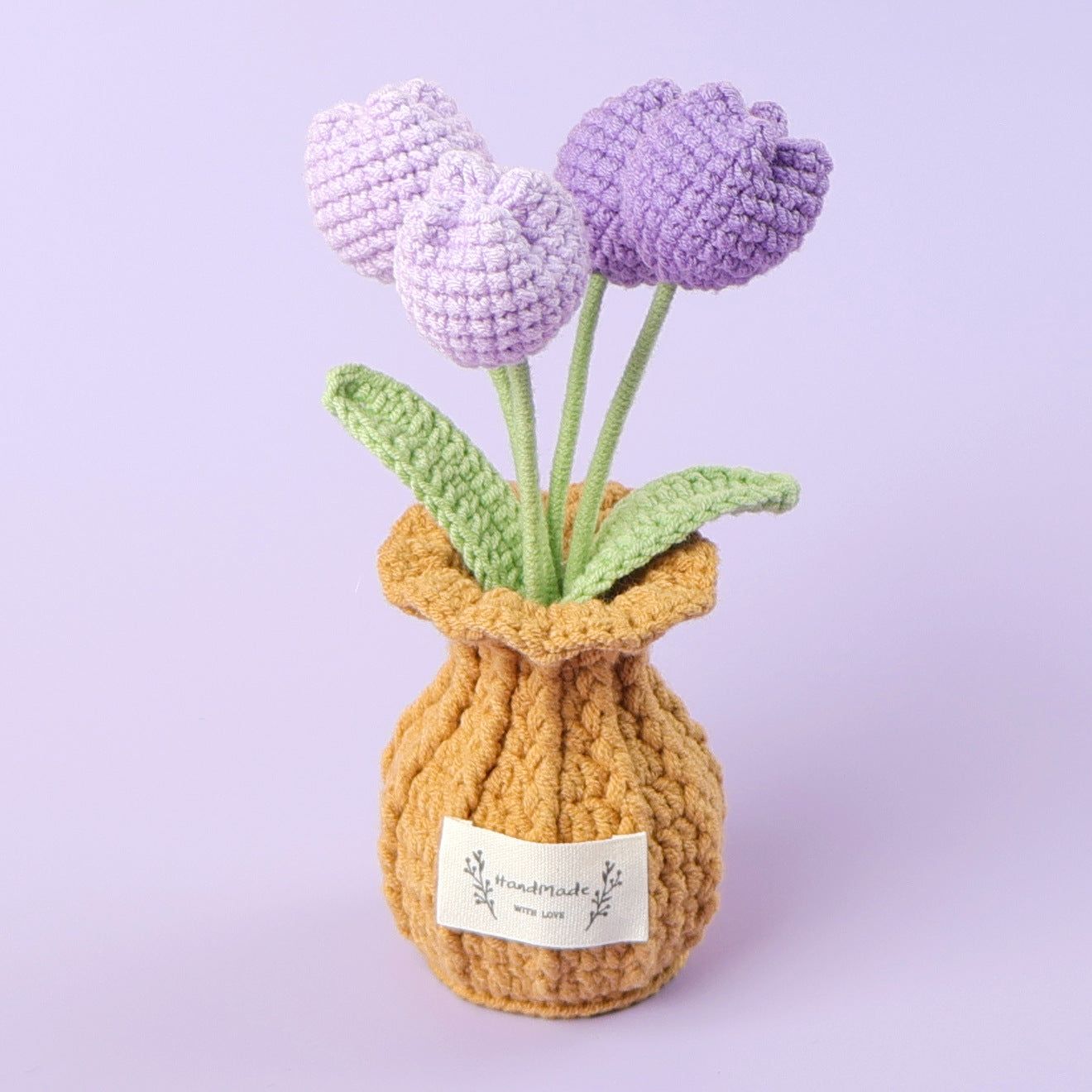 Crocheted potted plant 016