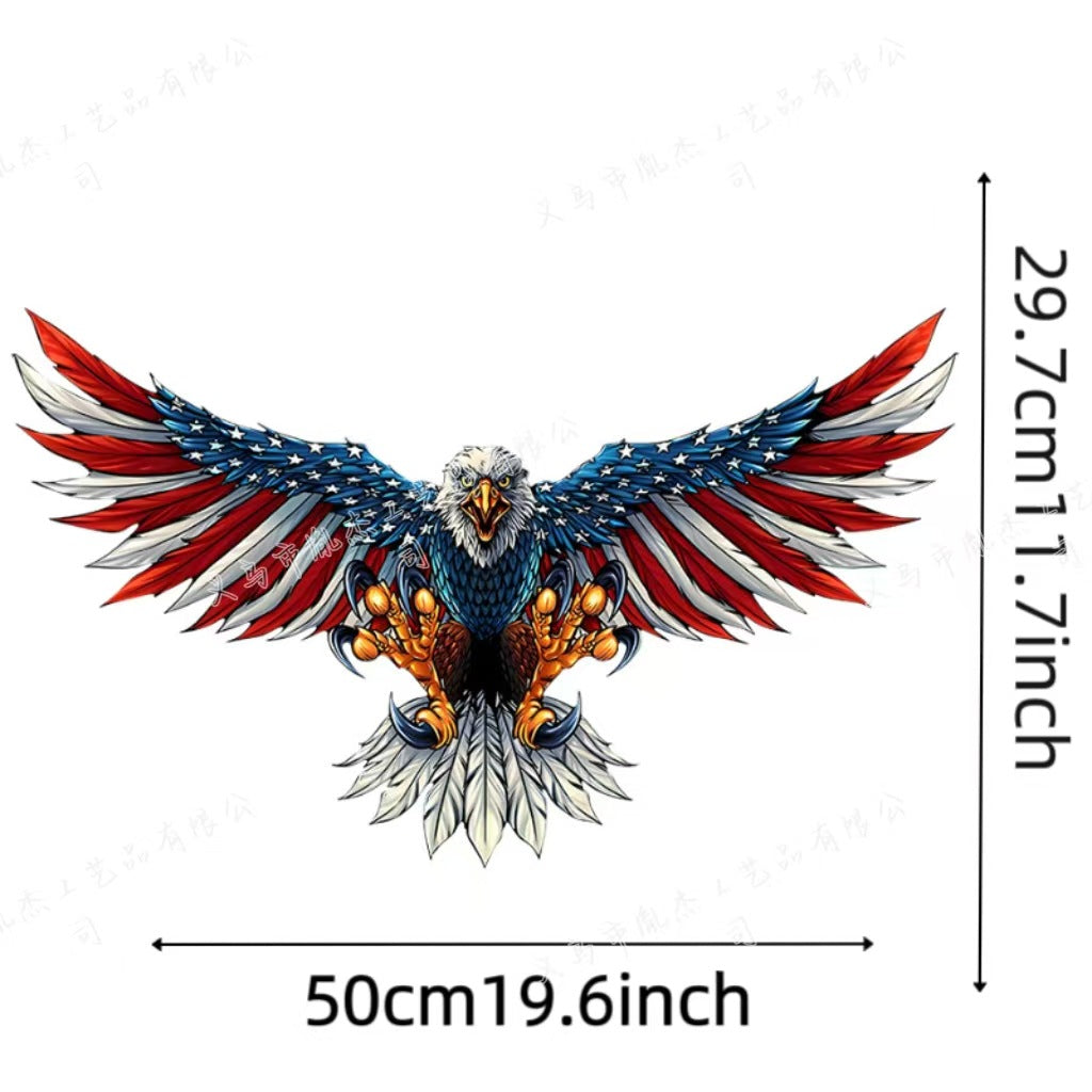 Creative Independence Day Metal Flag New Style Iron Eagle Wall Mounted Wall Decoration Wall Decor
