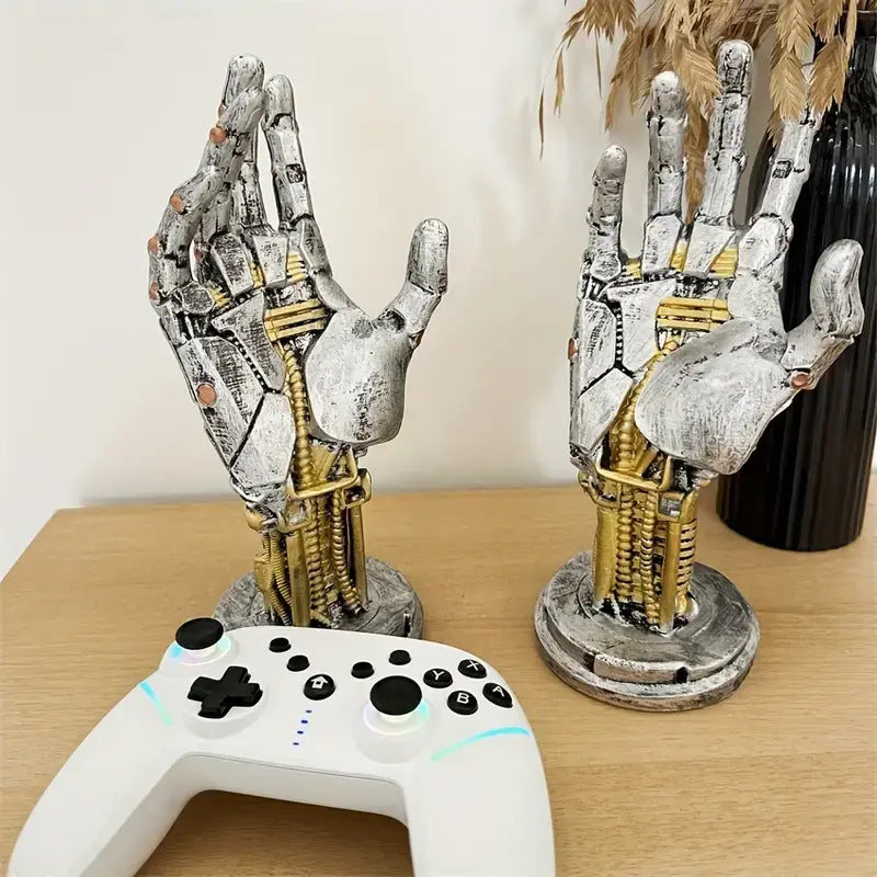 Cyberpunk manipulator game controller stand headphone storage rack desktop ornaments room storage artifact