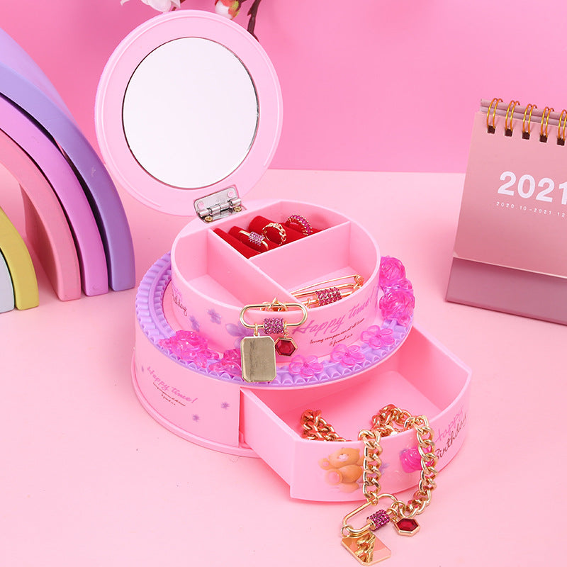 Creative Birthday Cake Music Jewelry Box