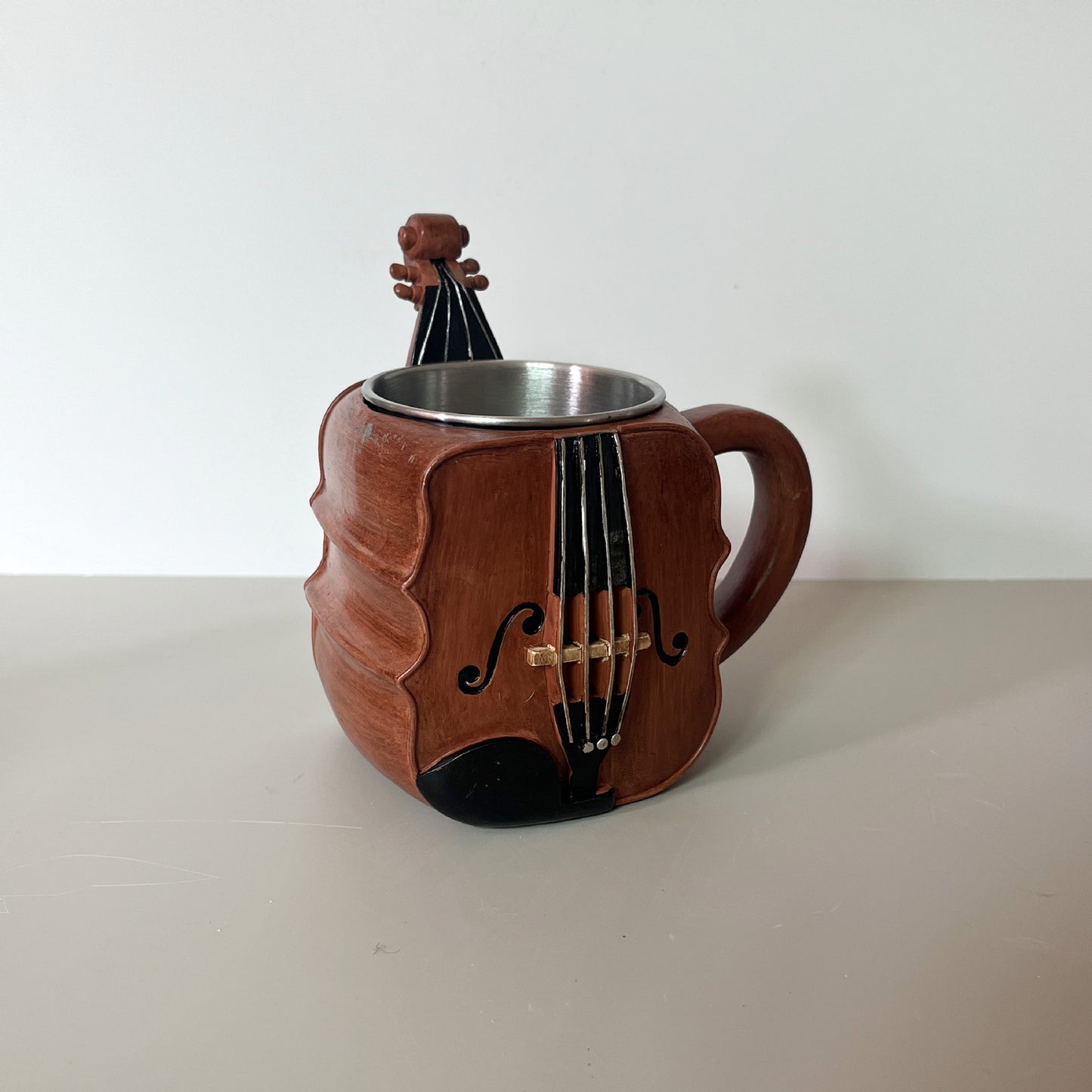 Musical instrument coffee cup creative mug resin decorations