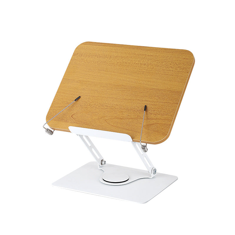 Rotating bookshelf reading bookshelf desktop bed lifting notebook tablet acrylic reading book shelf