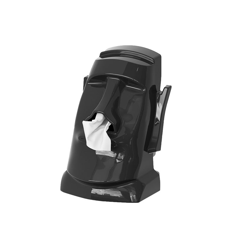 Gypsum tissue box household multifunctional desktop headset stand