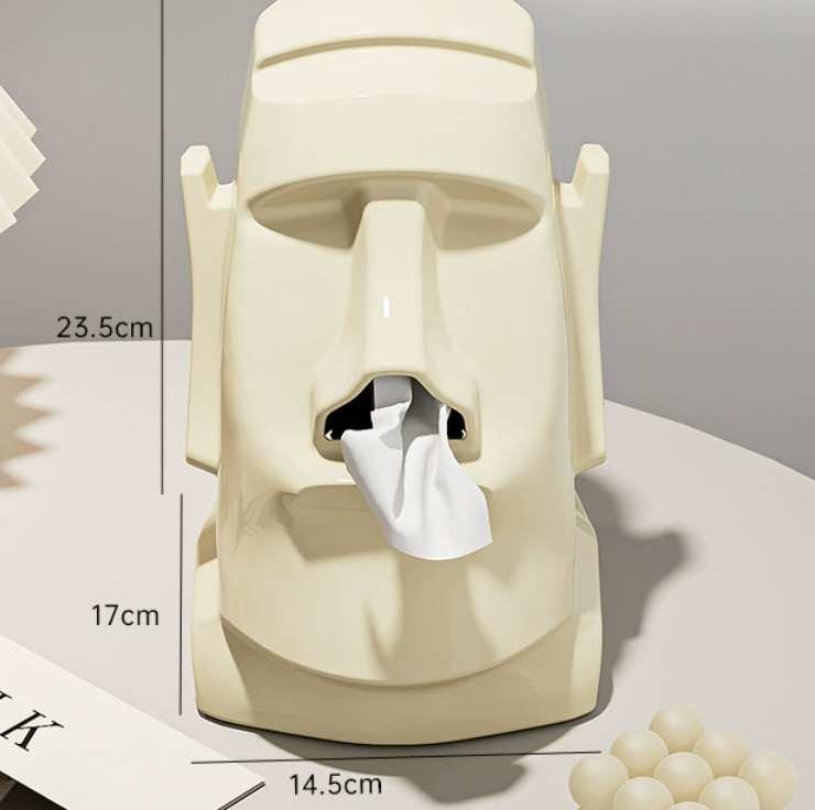 Gypsum tissue box household multifunctional desktop headset stand