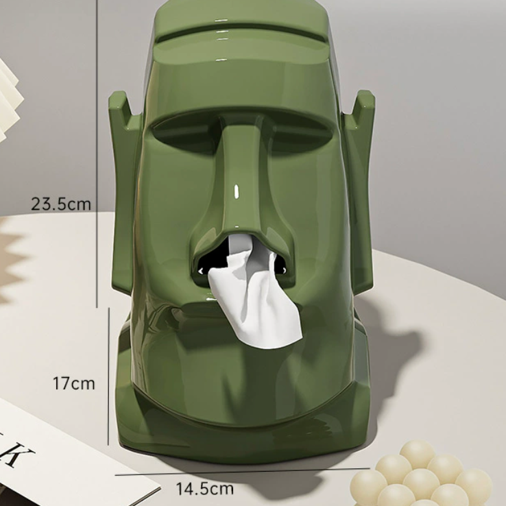 Gypsum tissue box household multifunctional desktop headset stand