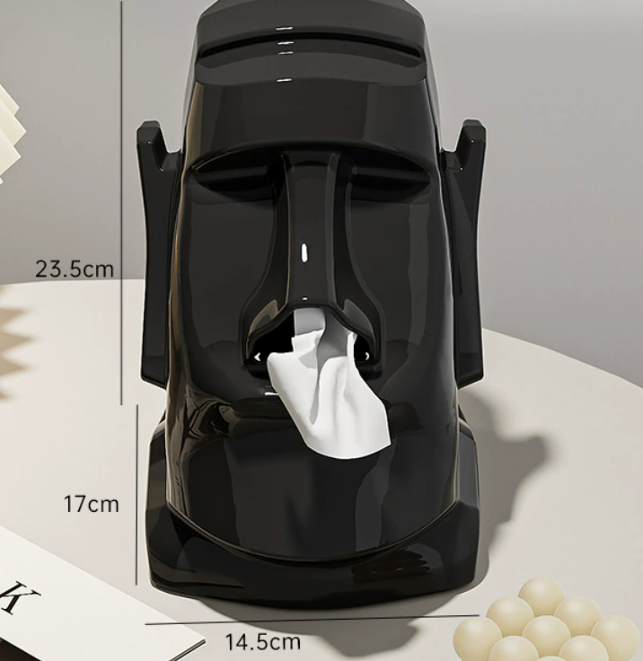 Gypsum tissue box household multifunctional desktop headset stand