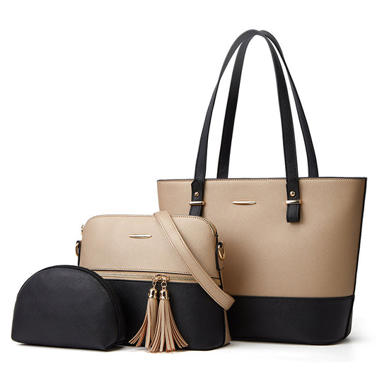 Mother-to-child bag, elegant three-piece set for women