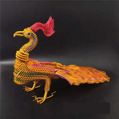 Big Phoenix Colored Aluminum Wire Crafts Hand-woven