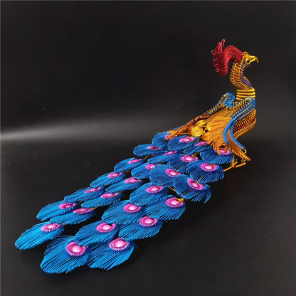 Big Phoenix Colored Aluminum Wire Crafts Hand-woven