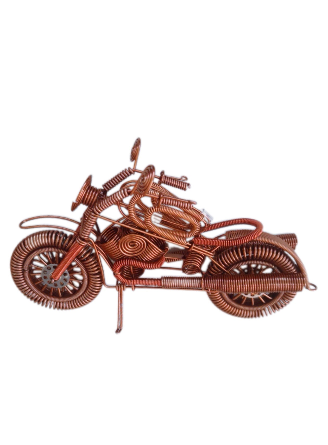 [Big Motorcycle] Handmade Aluminum Wire Weaving Crafts Home Furnishings Motorcycle Shape Decoration