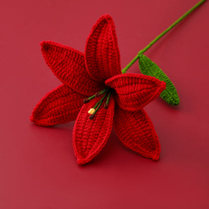 Crocheted lily