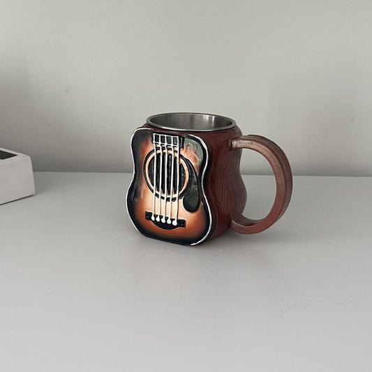 Musical instrument coffee cup creative mug resin decorations