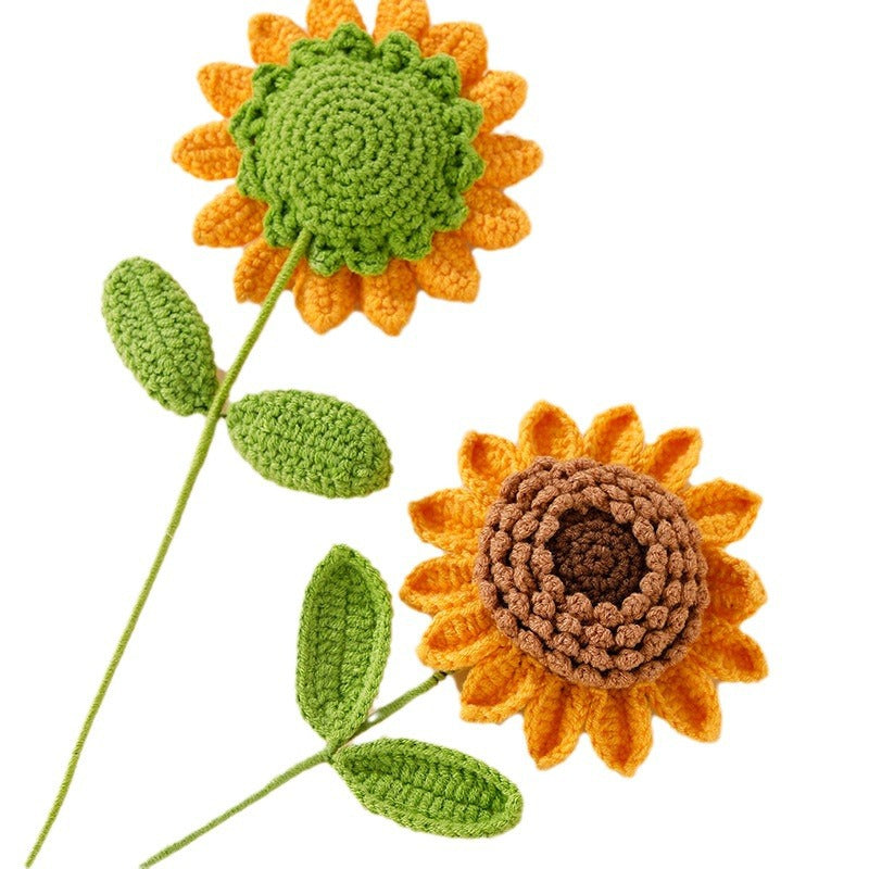 Crocheted Single Flower 002
