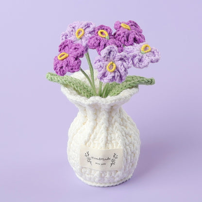 Crocheted potted plant 015