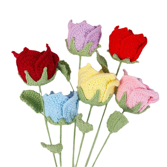 Crocheted Thai Roses Medium Size - WF