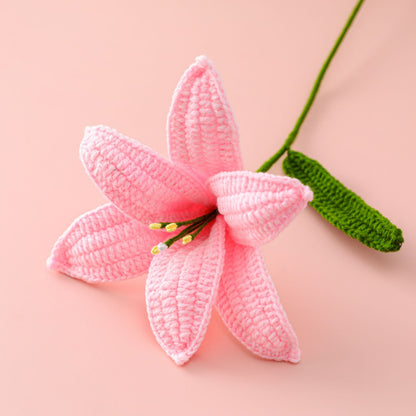 Crocheted lily