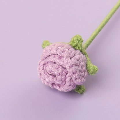 Crocheted Bubble Roses