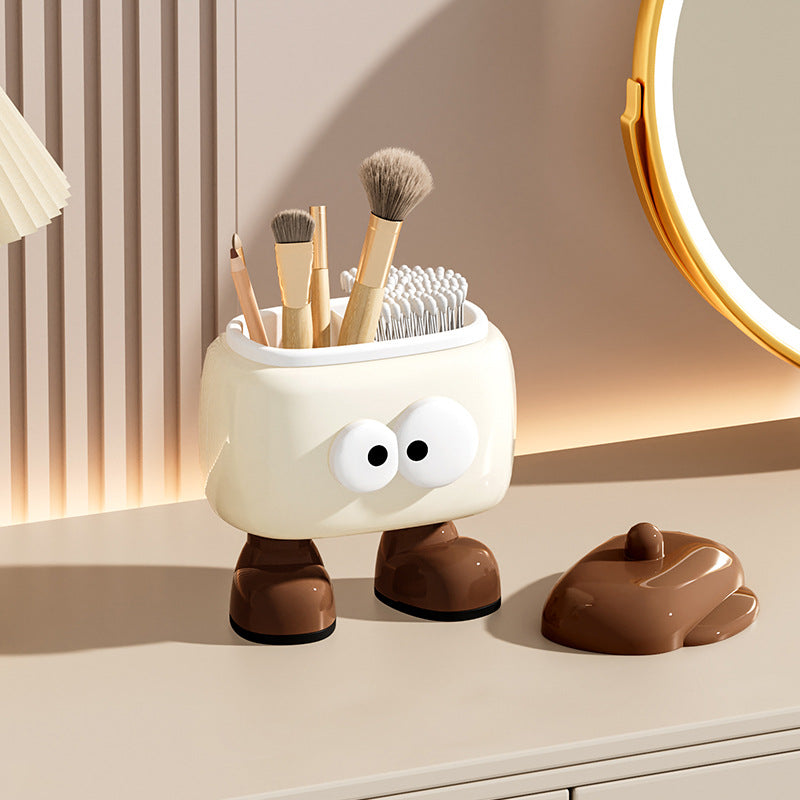 Toothpick box cotton swab box light luxury plastic toothpick holder cosmetic cotton box storage box