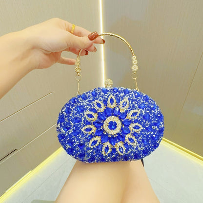 Rhinestone bag women's evening dress banquet clutch bag diamond handheld evening bag cheongsam bag