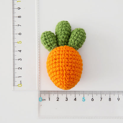 Hand-crocheted fruit and vegetable series pendant keychain