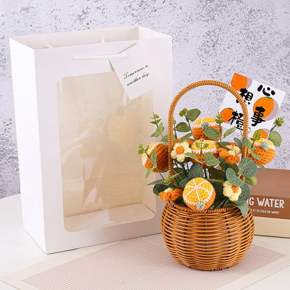 Crocheted potted plant 026