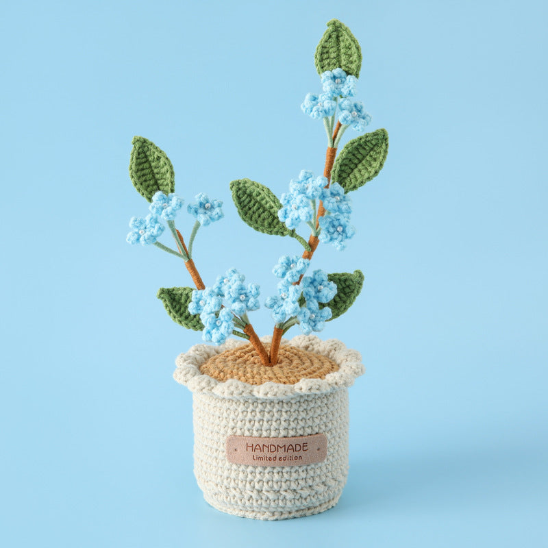 Crocheted potted plant 041