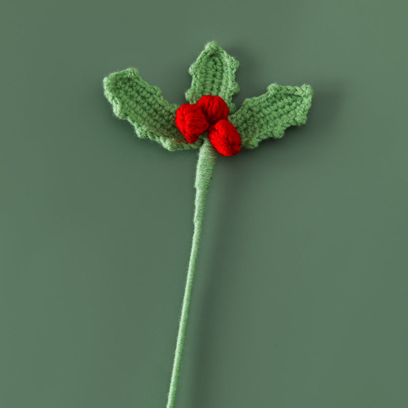 Crocheted Christmas bouquet series