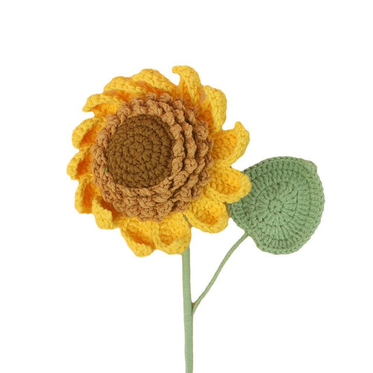 Crocheted Seeded Sunflower