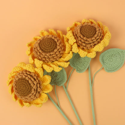 Crocheted Single Flower 002
