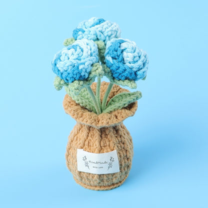 Crocheted potted plant 015