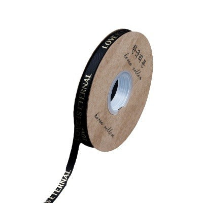 Flower Gift Wrapping Ribbon ( Love is eternal) 1cm Width