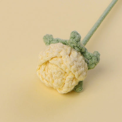 Crocheted Bubble Roses