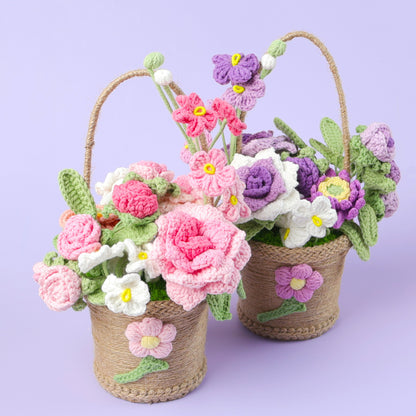 Crocheted potted plant 001