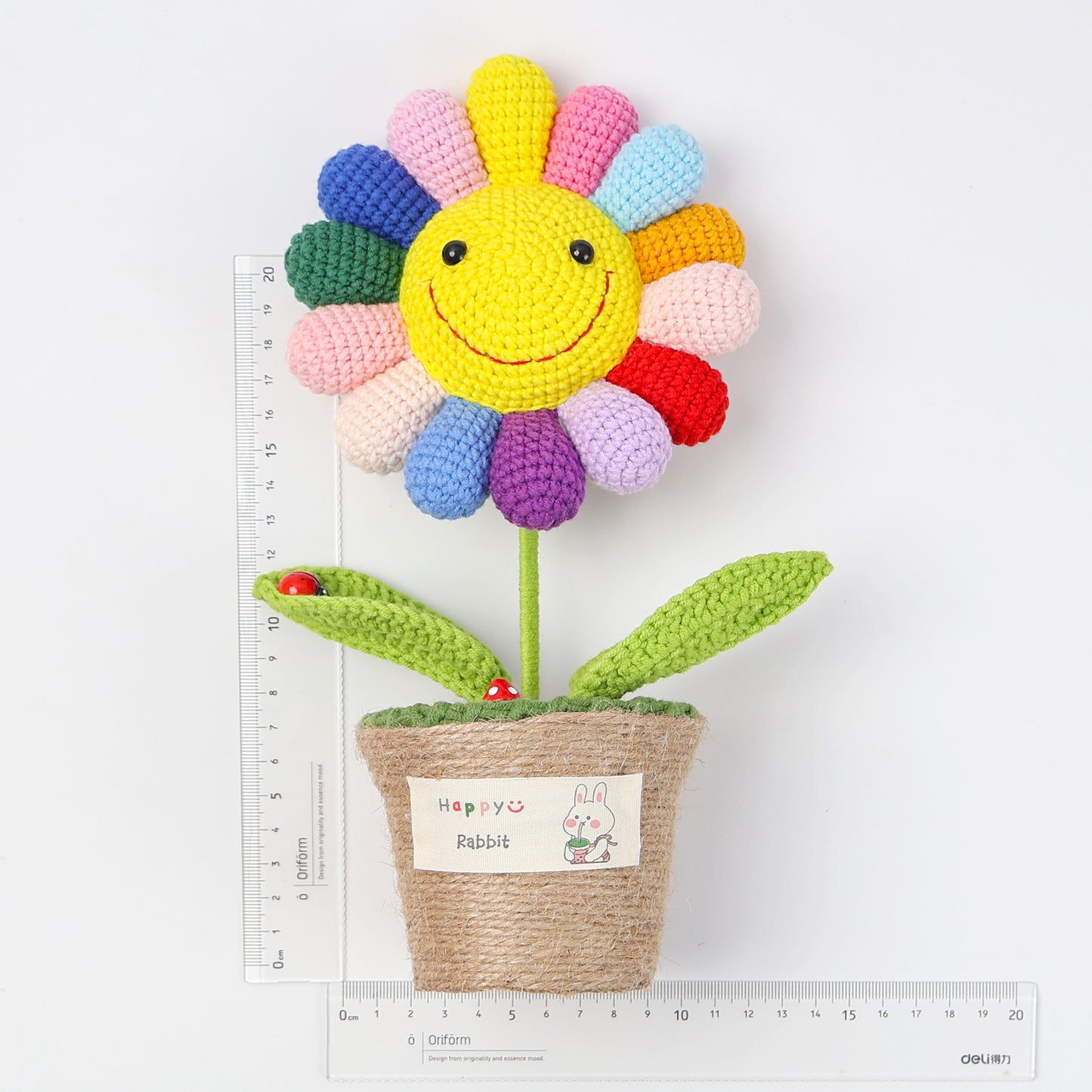 Crocheted potted plant 020