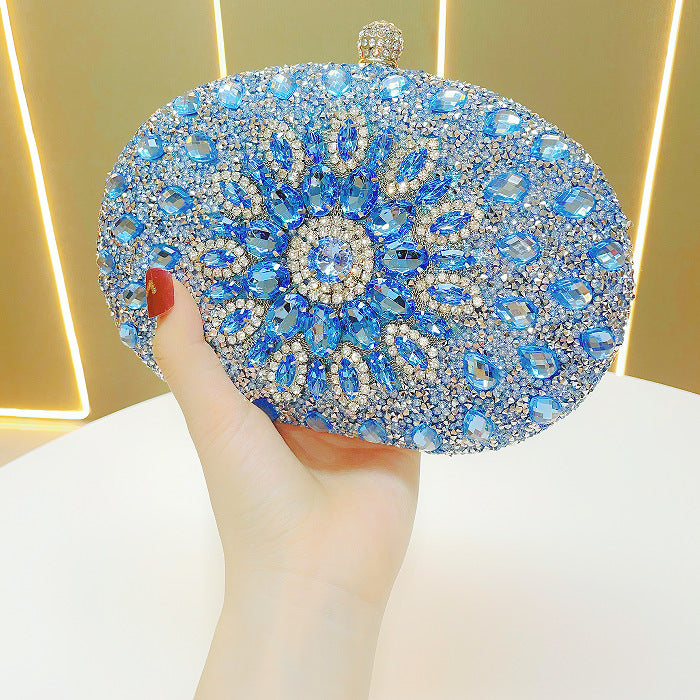 Rhinestone bag women's evening dress banquet clutch bag diamond handheld evening bag cheongsam bag