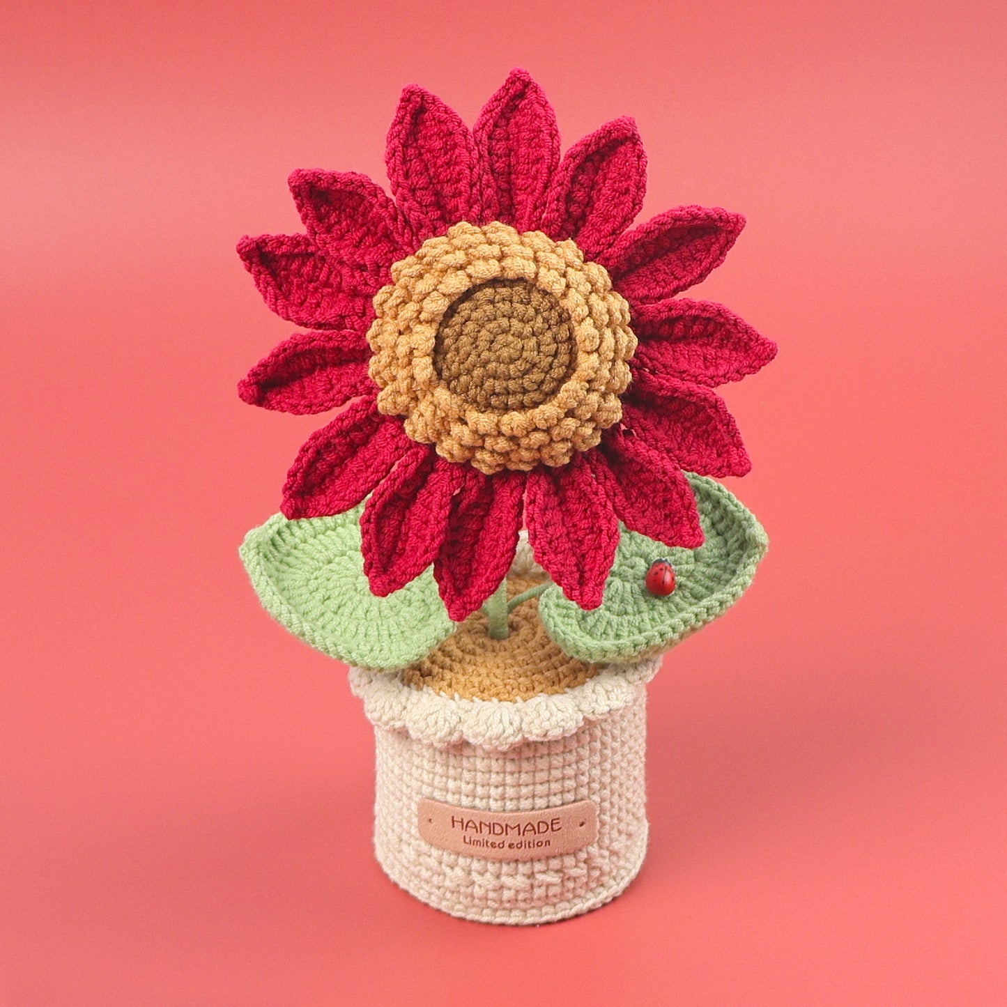 Crocheted potted plant 022