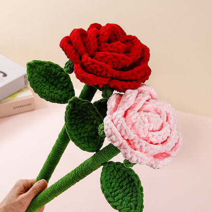 Crocheted Single Flower 001