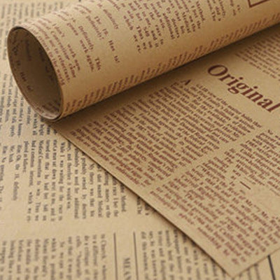 Kraft paper English newspaper