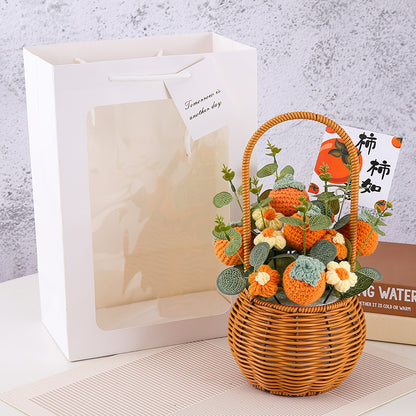 Crocheted potted plant 026