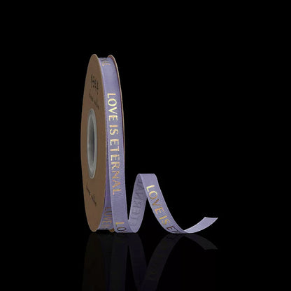 Flower Gift Wrapping Ribbon ( Love is eternal) 1cm Width
