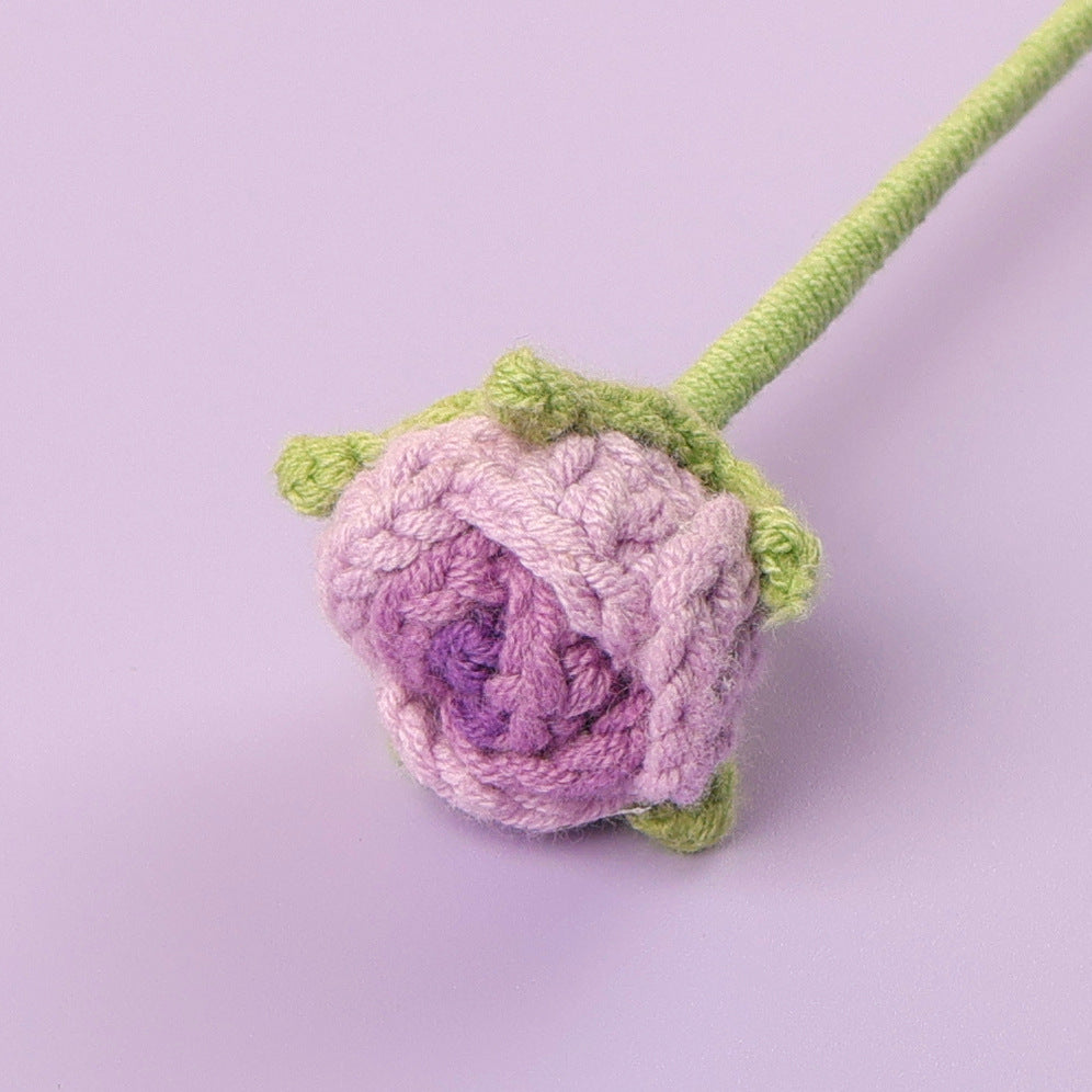 Crocheted Bubble Roses