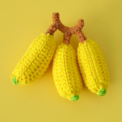 Hand-crocheted fruit and vegetable series pendant keychain