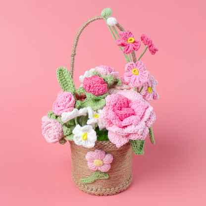 Crocheted potted plant 001