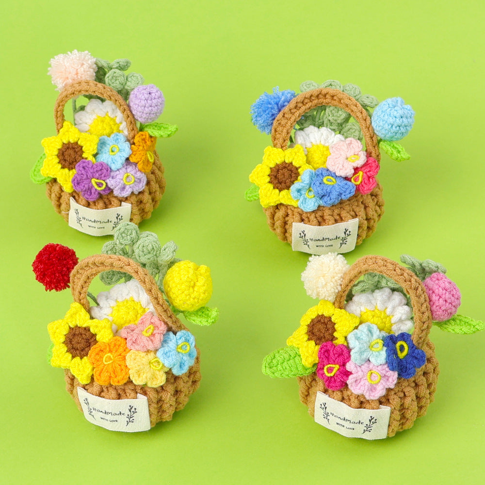 Crocheted potted plant 008